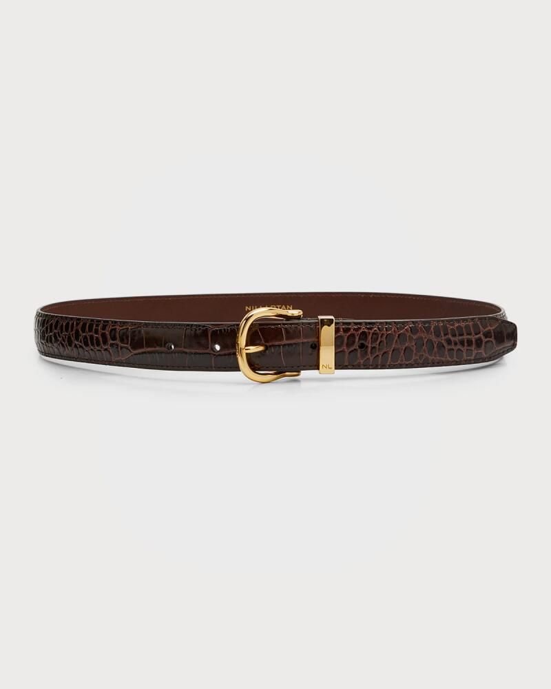 Nili Lotan Louise Leather Belt Cover