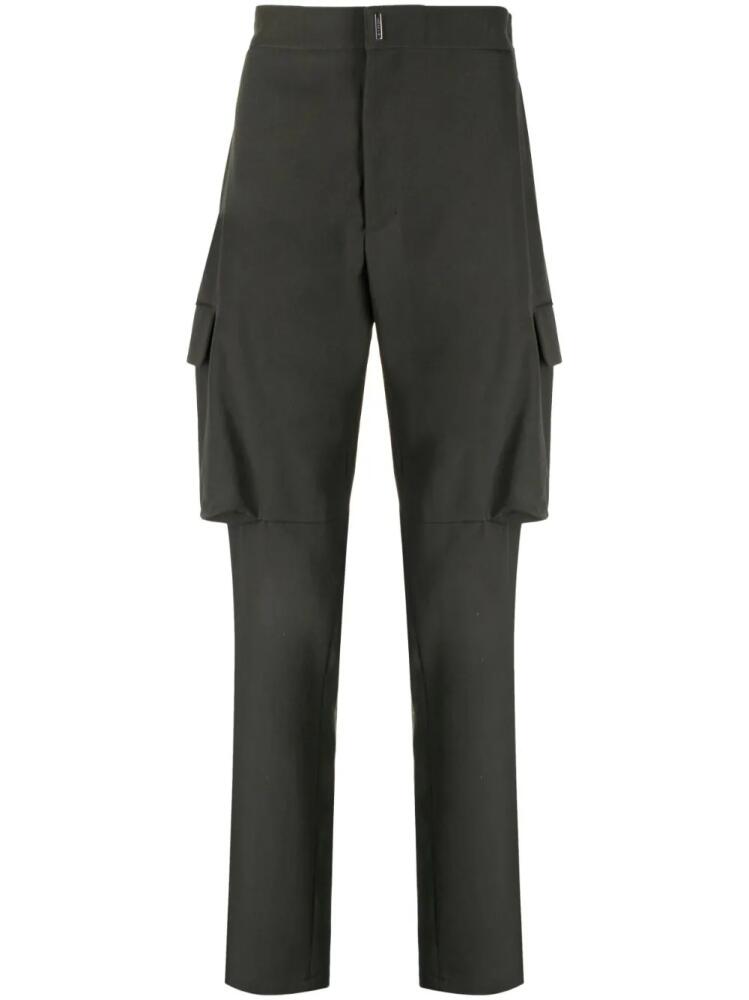 Givenchy straight-leg wool cargo trousers - Green Cover