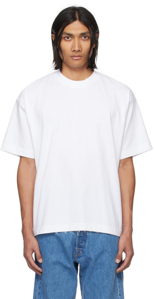 VTMNTS White Embroidered T-Shirt Cover