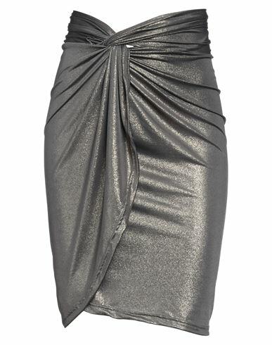 Cotazur Woman Midi skirt Bronze Polyester, Elastane Cover