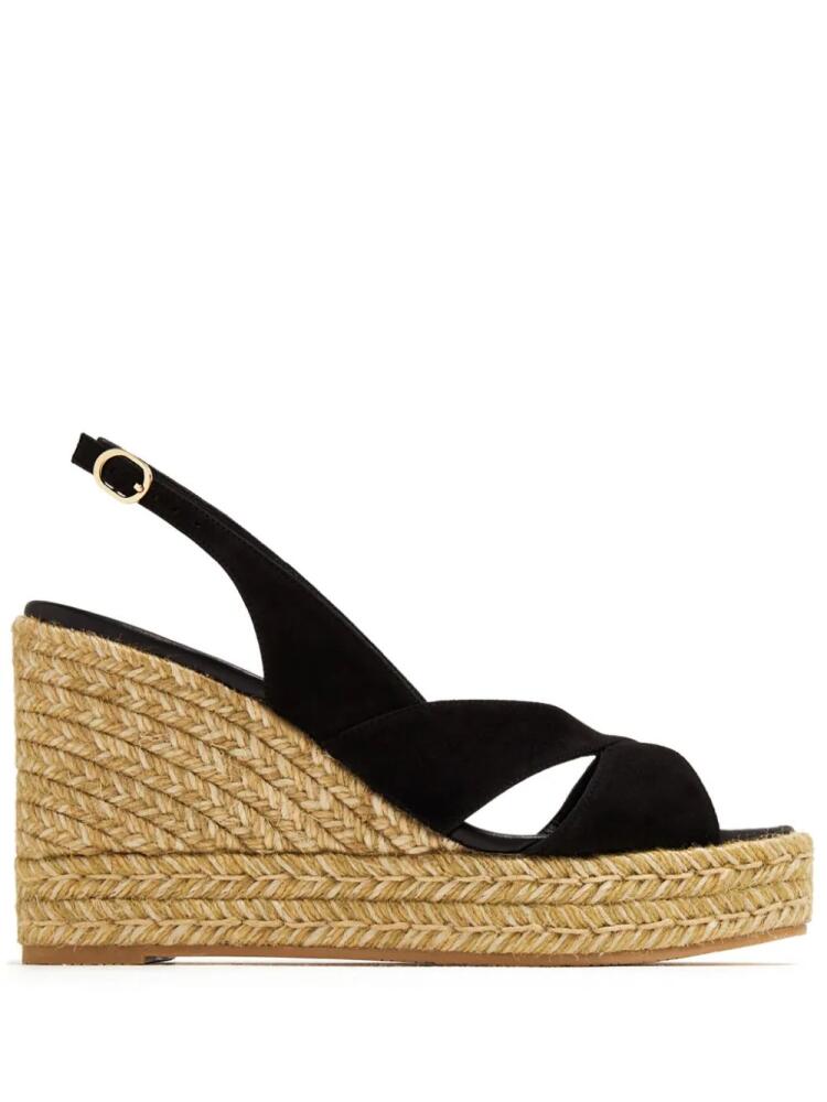 Stuart Weitzman Mirela 80mm wedge espadrilles - Black Cover