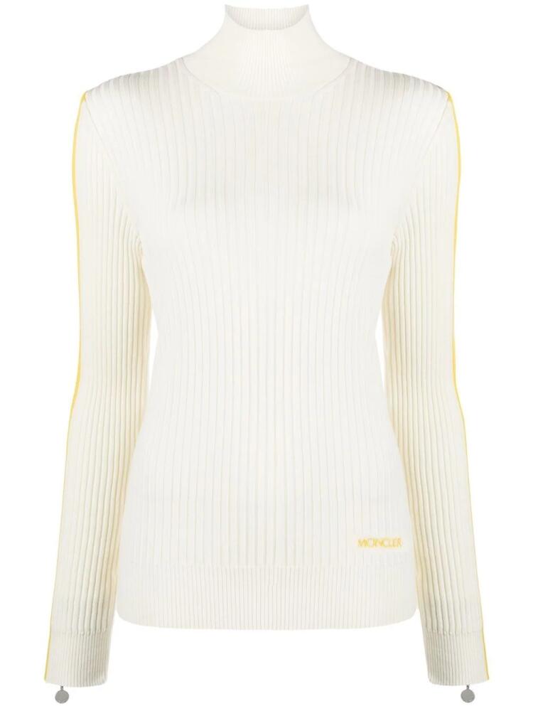 Moncler polo-neck jumper - White Cover