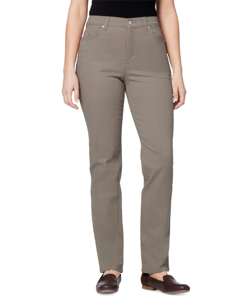 Gloria Vanderbilt Petite Amanda High Rise Straight-Leg Jeans, Petite & Petite Short - Hazelnut Cover