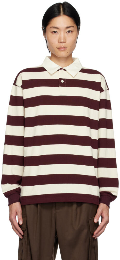 Uniform Bridge Burgundy & Off-White Naval Collar Polo Cover