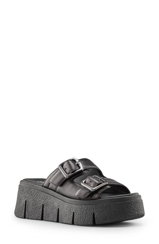 Cougar Astrid Waterproof Platform Slide Sandal in Black Cover