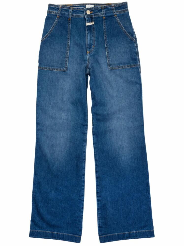 Closed Aria mid-rise straight-leg jeans - Blue Cover