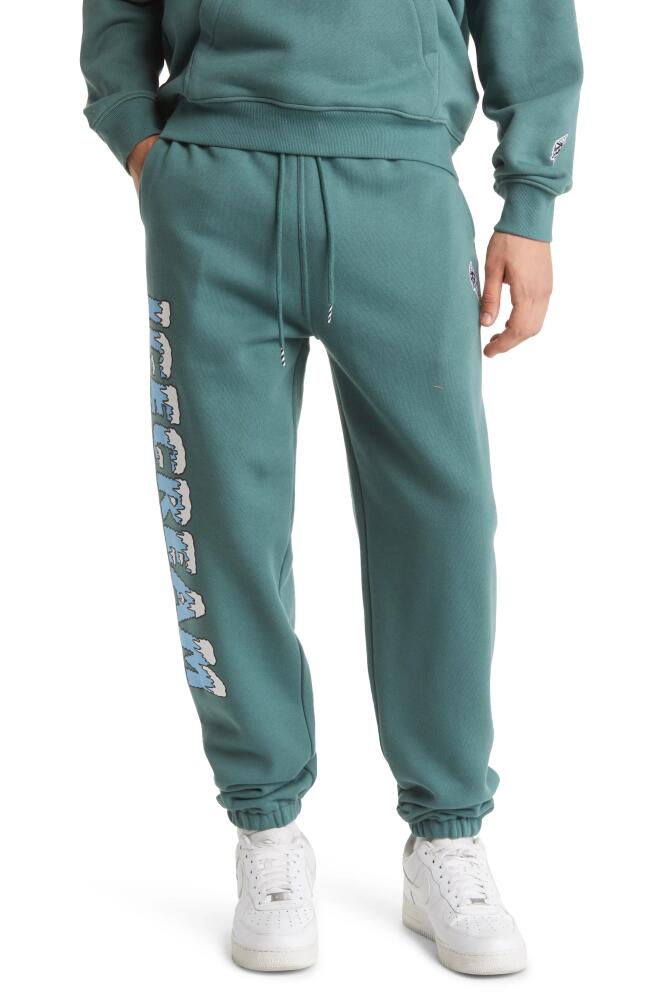 ICECREAM Frozen Graphic Joggers in Sea Pine Cover