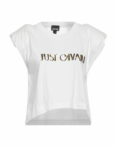 Just Cavalli Woman T-shirt White Cotton Cover