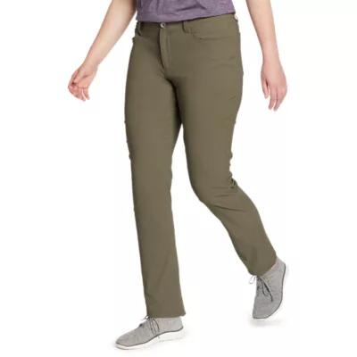 Eddie Bauer Women's Horizon Guide 5-Pocket Slim Straight Pants Cover