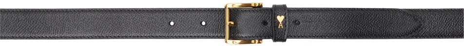 AMI Paris Black Paris Paris 25mm Belt Cover