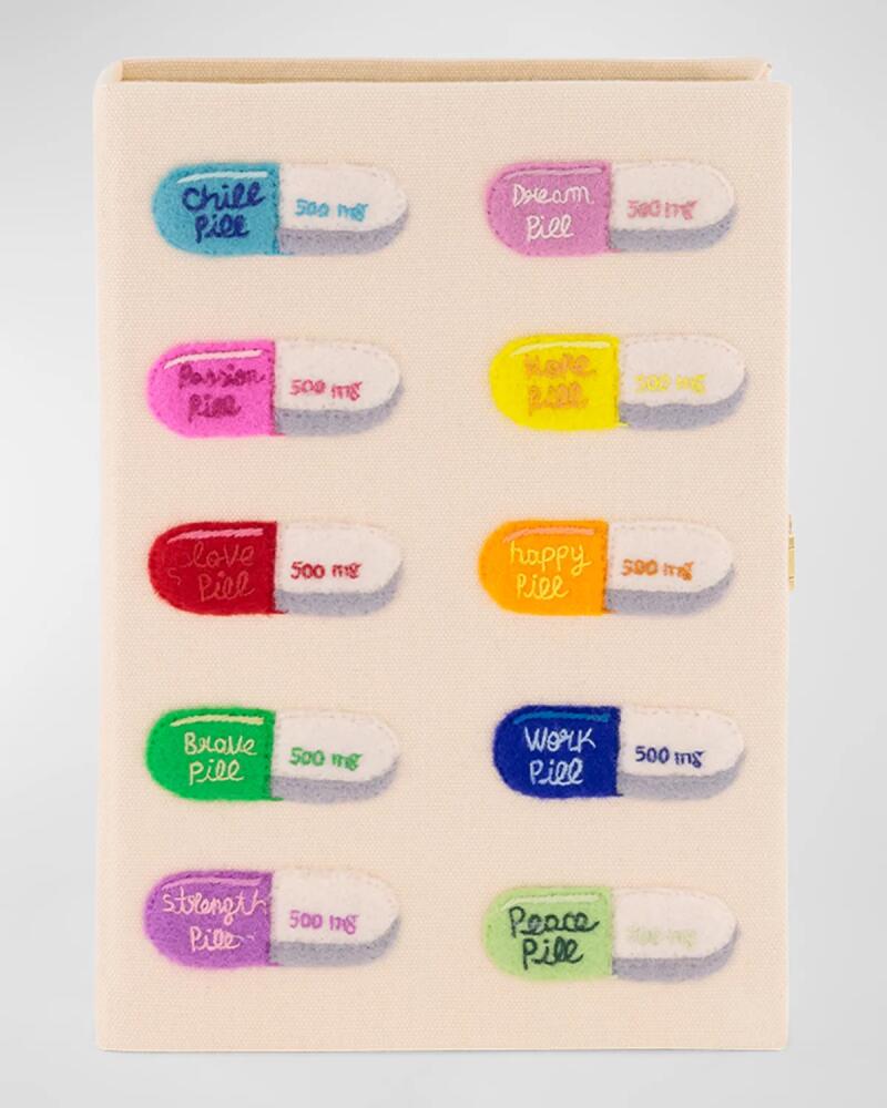 Olympia Le-Tan Pills Book Clutch Bag Cover