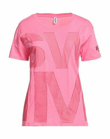 Moschino Woman T-shirt Fuchsia Cotton Cover