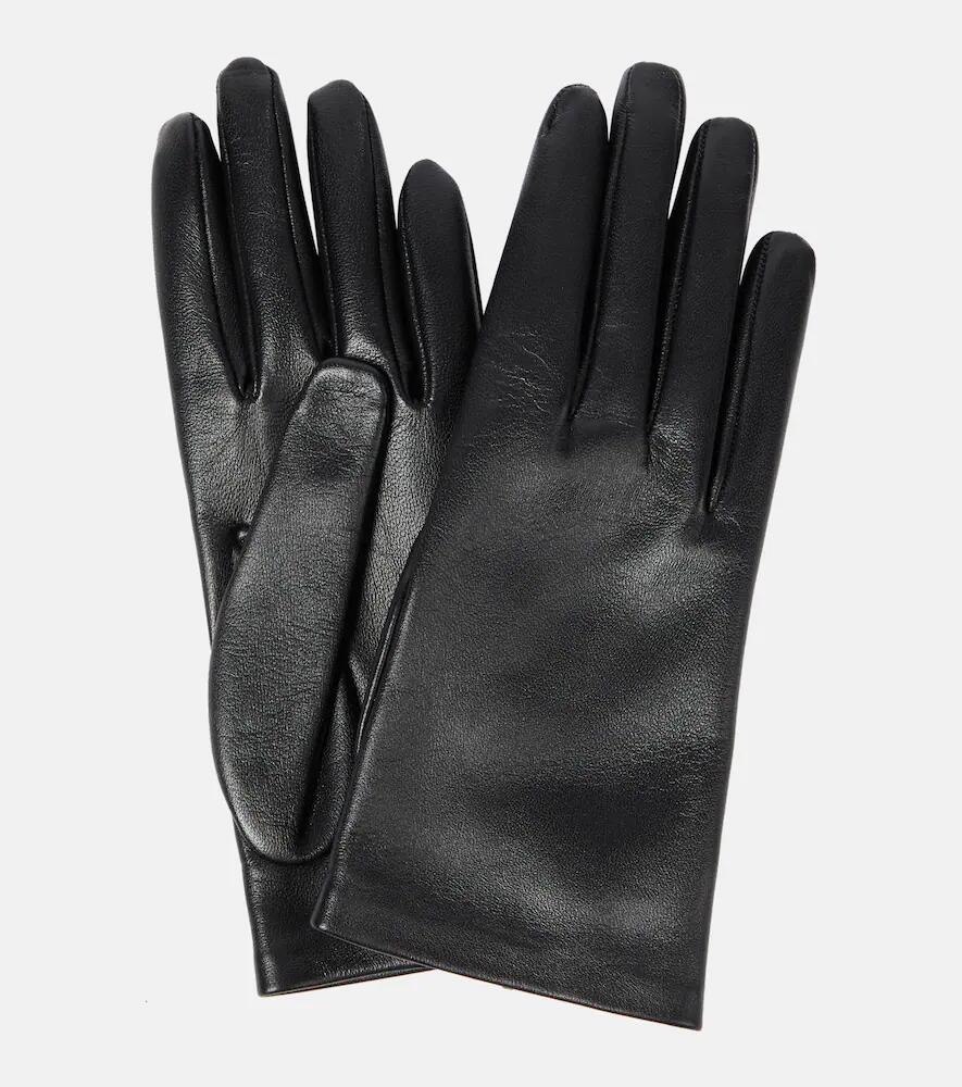 The Row Lorella leather gloves Cover