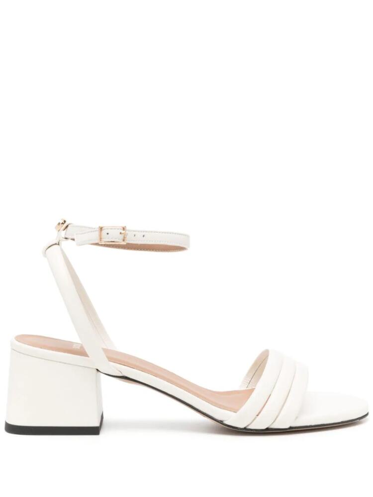 BOSS triple-straps leather sandals - Neutrals Cover