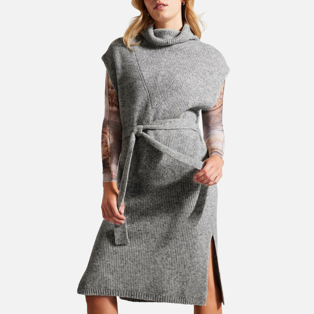 Ted Baker Cesell Roll Neck Wool-Blend Mini Dress Cover