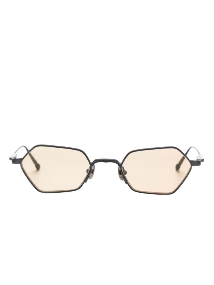 Matsuda geometric-frame optical glasses - Black Cover