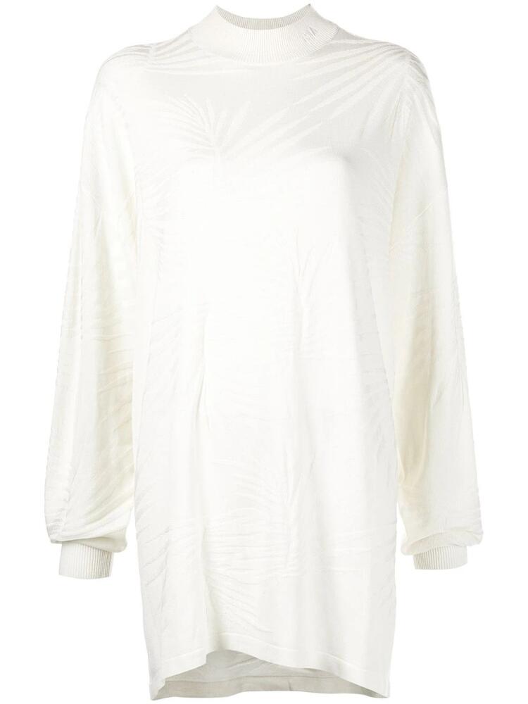 RTA tropical Cassia oversized dress - White Cover