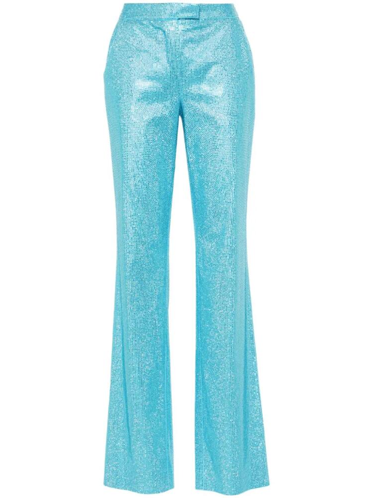 Giuseppe Di Morabito rhinestone-embellished straight trousers - Blue Cover