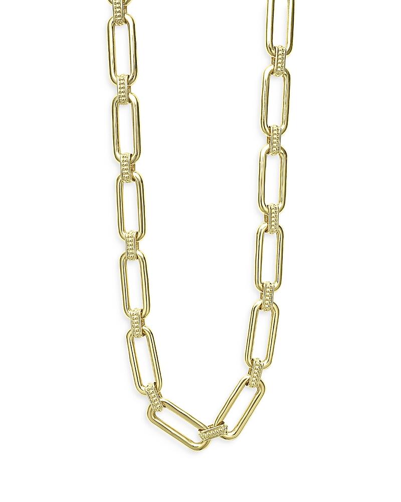 Lagos 18K Yellow Gold Link Necklace, 18 Cover