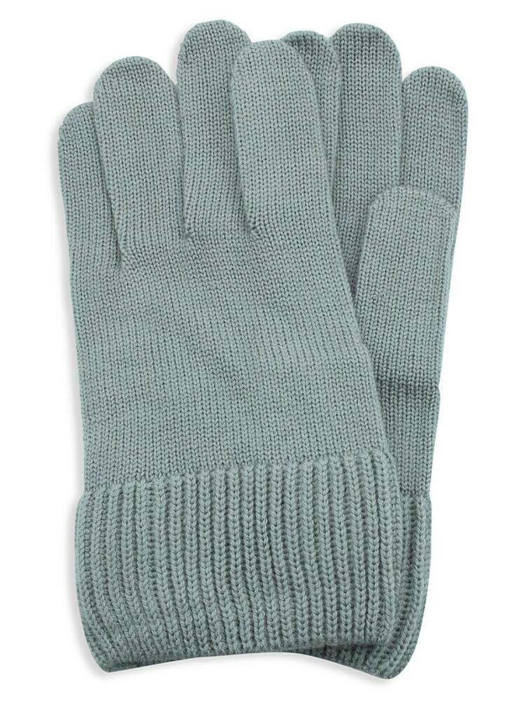 Portolano Men's Merino Wool Gloves - Mid Blue Cover