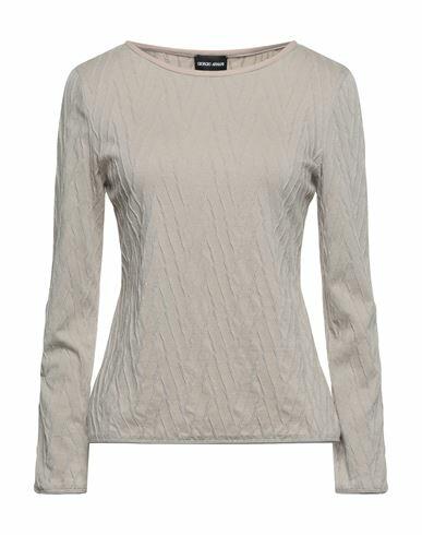 Giorgio Armani Woman Sweater Light grey Viscose, Polyamide, Cashmere, Elastane Cover