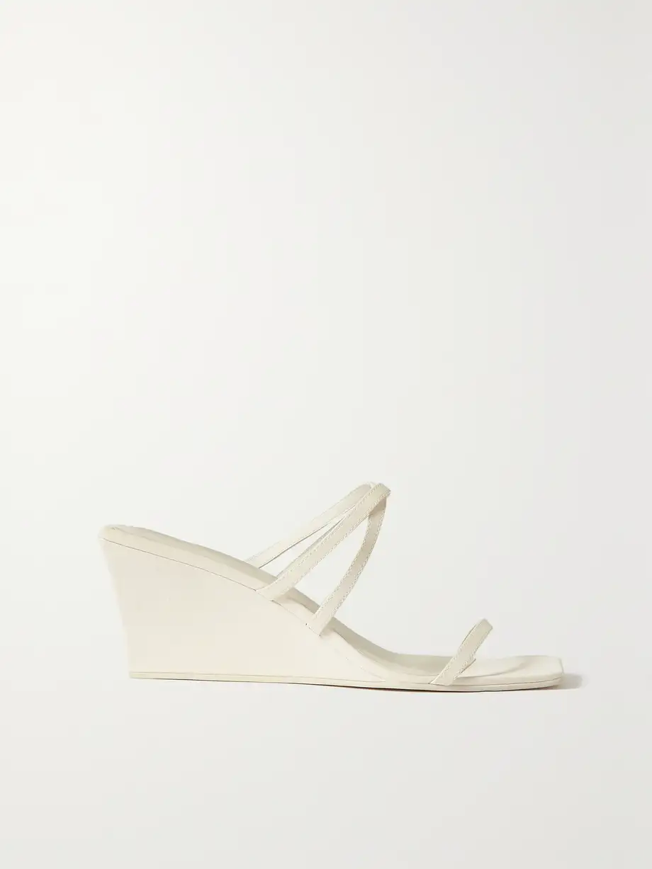 ST. AGNI - + Net Sustain Wedge Sandals - Ivory Cover