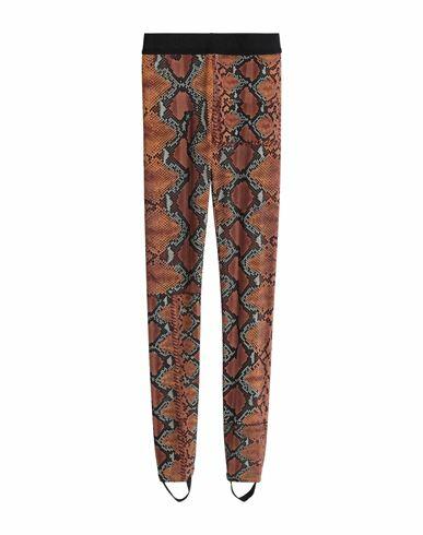 Just Cavalli Woman Leggings Brown Viscose, Elastane Cover