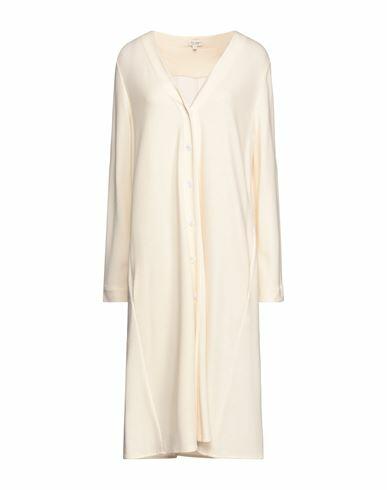 Her Shirt Her Dress Woman Midi dress Ivory Viscose, Wool, Polyamide Cover