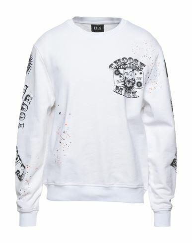 Ihs Man Sweatshirt White Cotton Cover