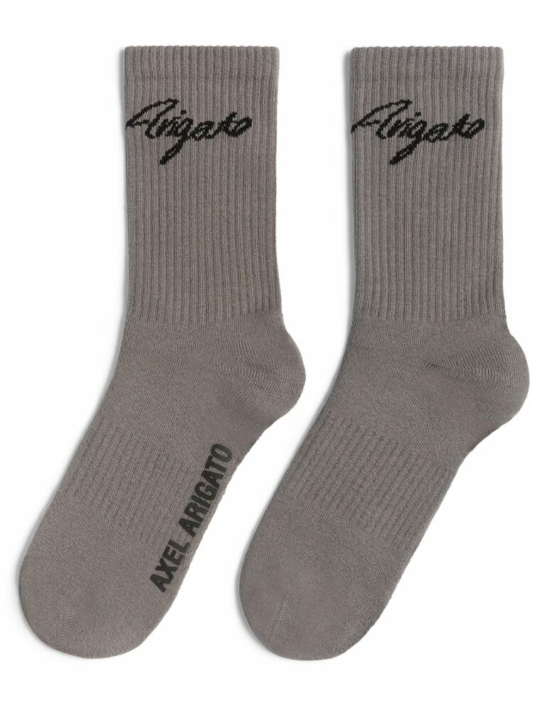 Axel Arigato Zone cotton-blend socks - Grey Cover