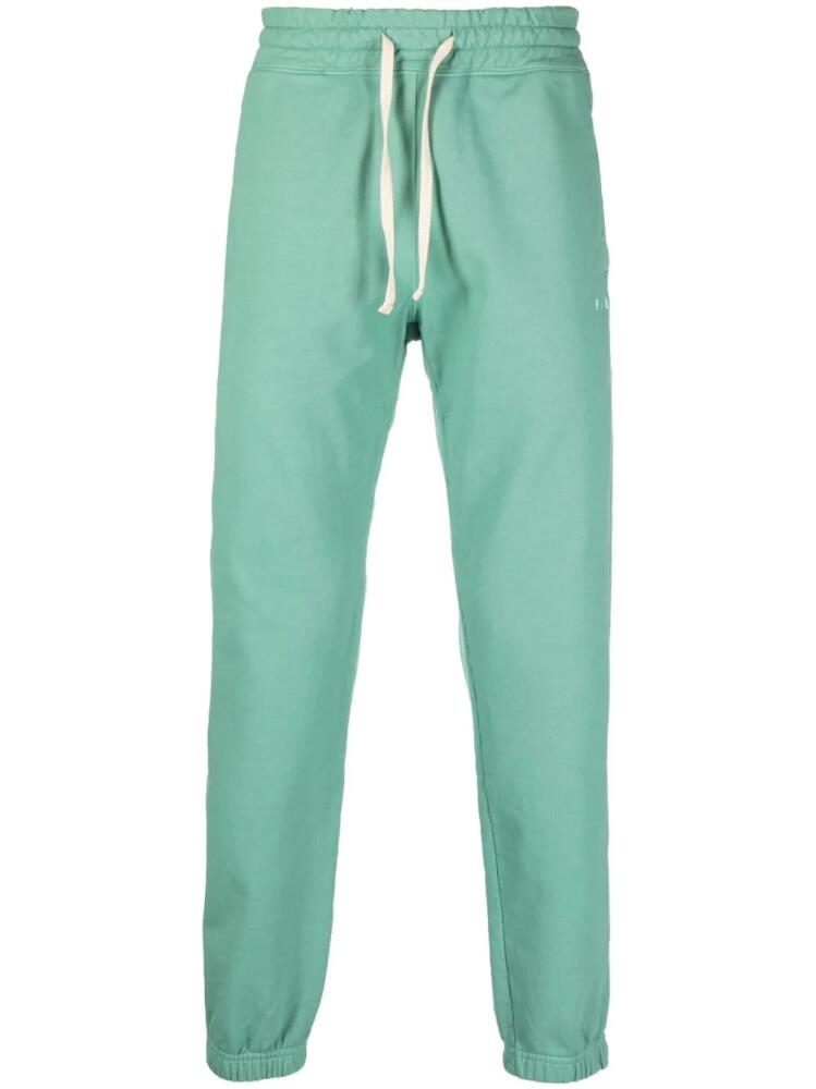 Paura drawstring cotton track pants - Green Cover