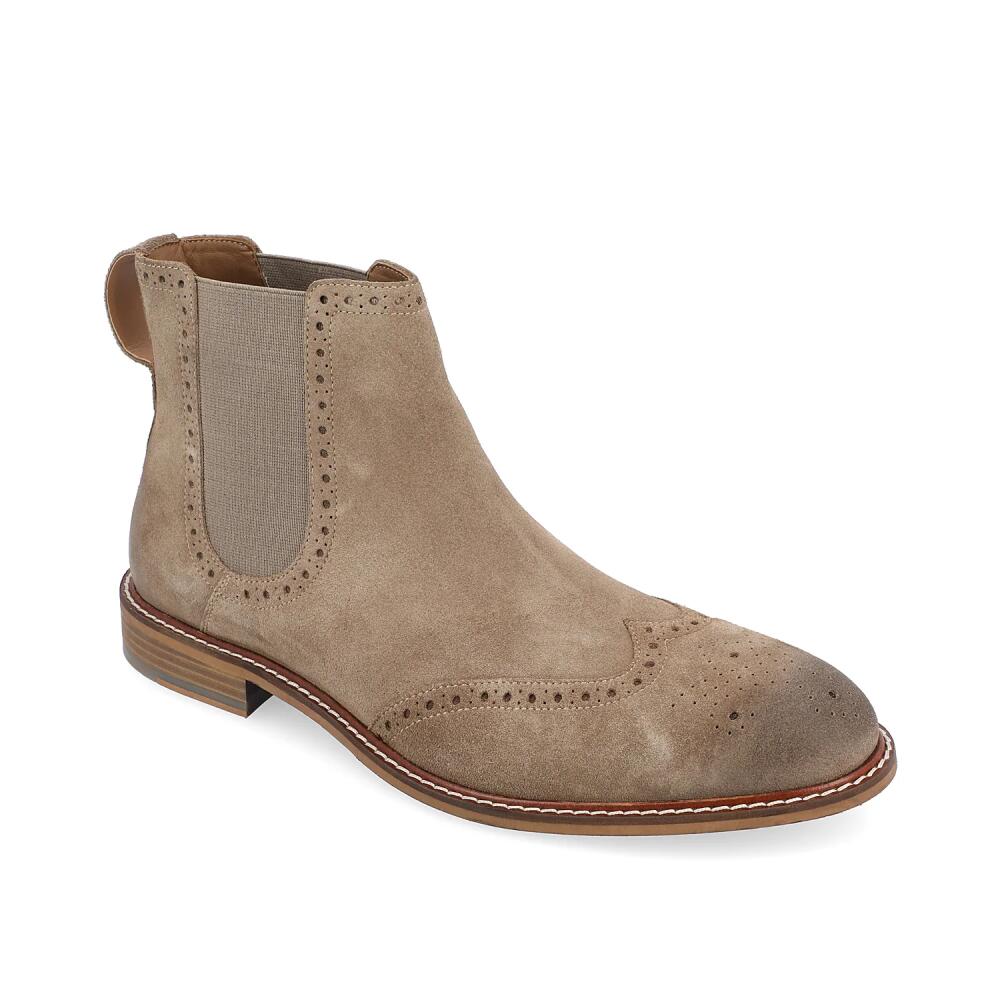 Thomas & Vine Wide Width Watson Chelsea Boot | Men's | Taupe Cover