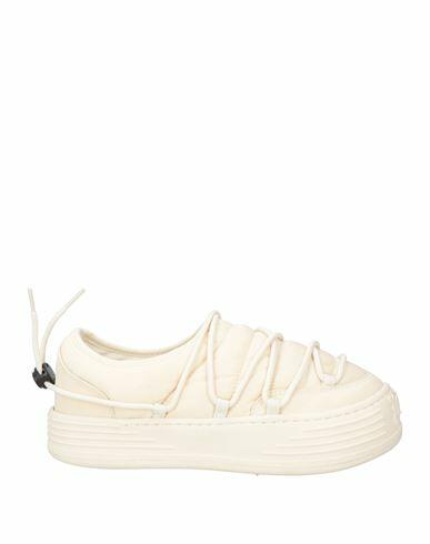 Palm Angels Woman Sneakers Ivory Textile fibers Cover