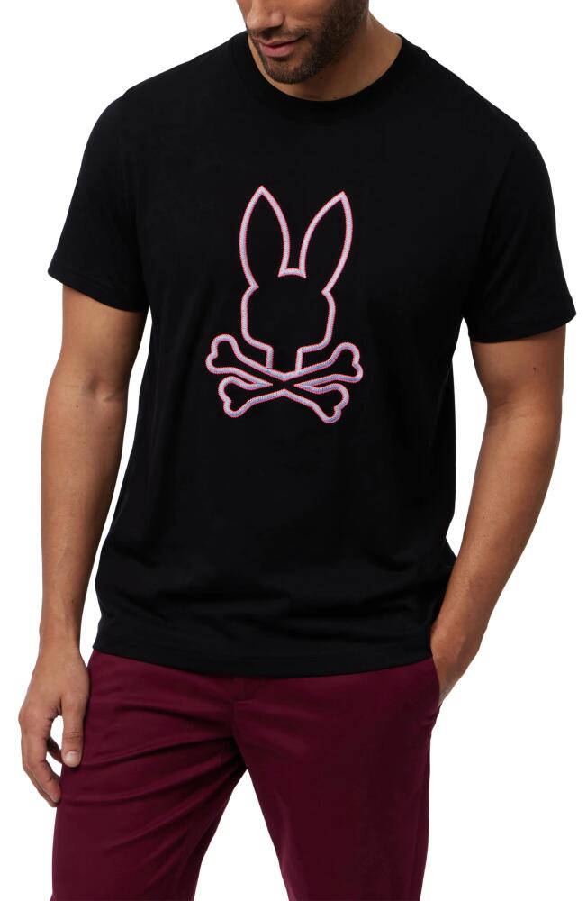 Psycho Bunny Floyd Graphic T-Shirt in Black Cover