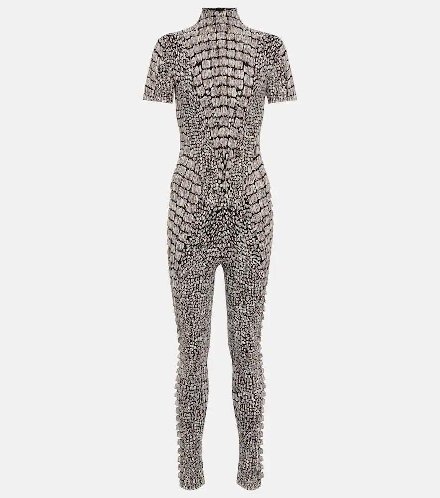 Alaïa Jacquard jersey jumpsuit Cover