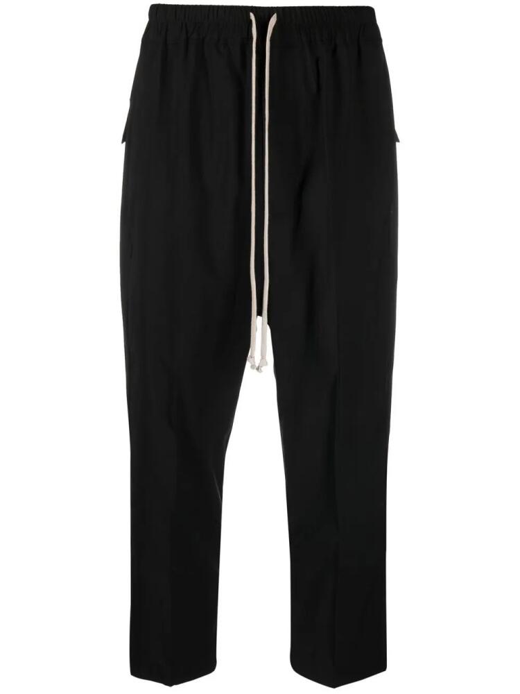 Rick Owens Astaires cropped drawstring trousers - Black Cover