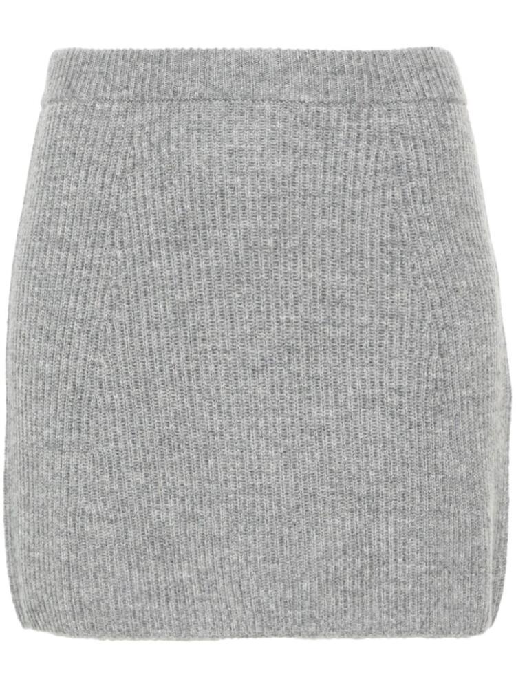 Sportmax ribbed-knit mini skirt - Grey Cover