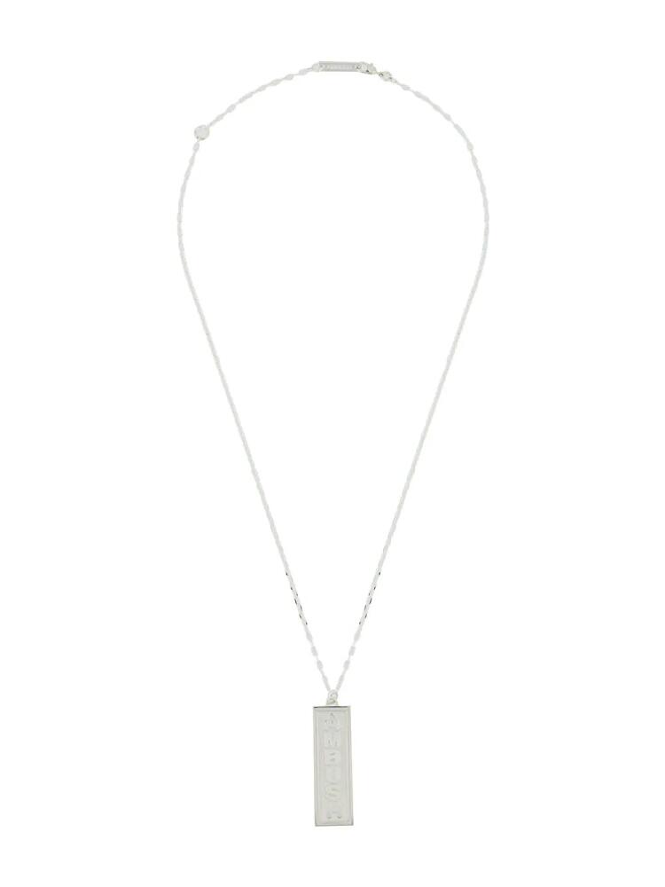 AMBUSH logo charm necklace - Silver Cover