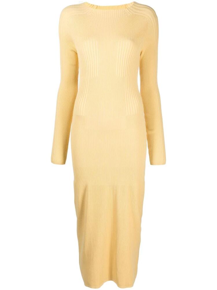 AERON Lara cut-out midi dress - Yellow Cover