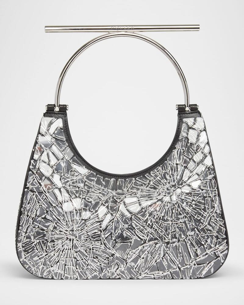 Alexander McQueen Crossbar Embellished Top-Handle Bag Cover