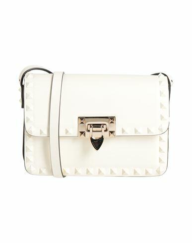 Valentino Garavani Woman Cross-body bag Cream Leather Cover