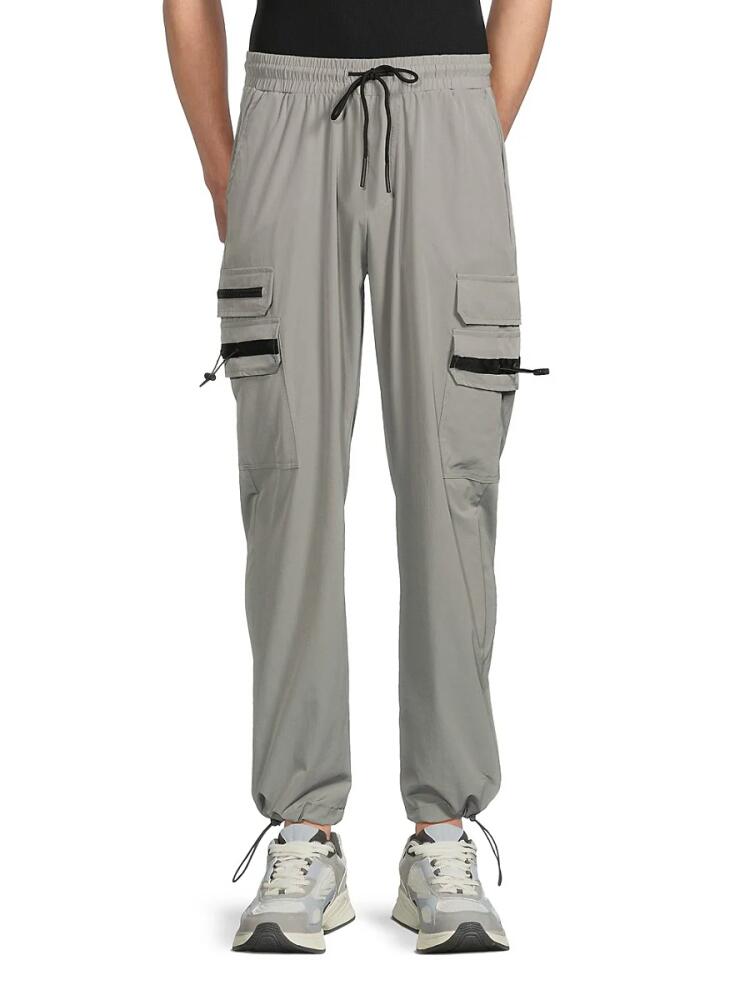 American Stitch Men's Drawstring Cargo Pants - Grey Cover