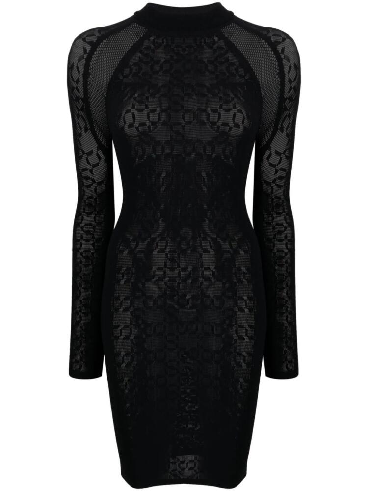 Wolford x Simkhai intricate-sheer dress - Black Cover