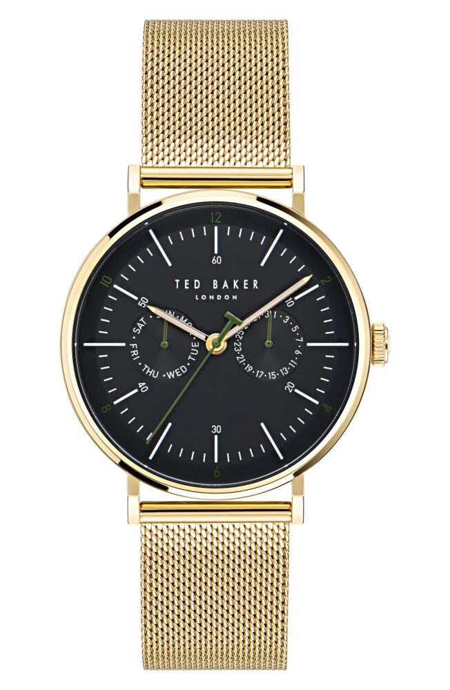 Ted Baker London Timeless Mesh Bracelet Watch in Gold-Tone Cover