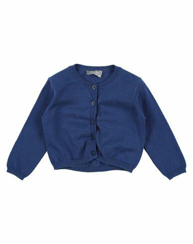 Il Gufo Woman Cardigan Blue Cotton Cover