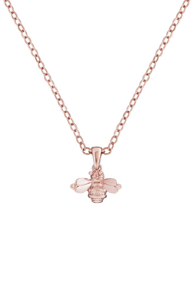 Ted Baker London Bellema Bumblebee Pendant Necklace in Brushed Rose Gold Tone Cover