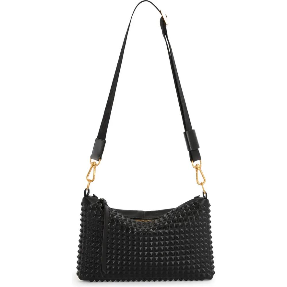 AllSaints Eve Stud Leather Crossbody Bag in Black Cover