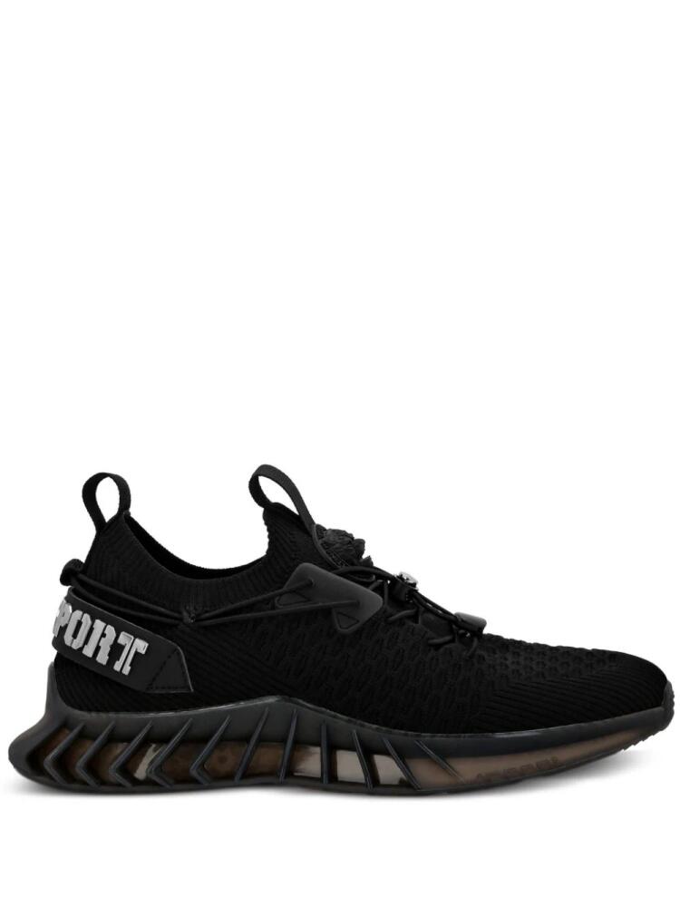 Plein Sport Runner knitted sneakers - Black Cover