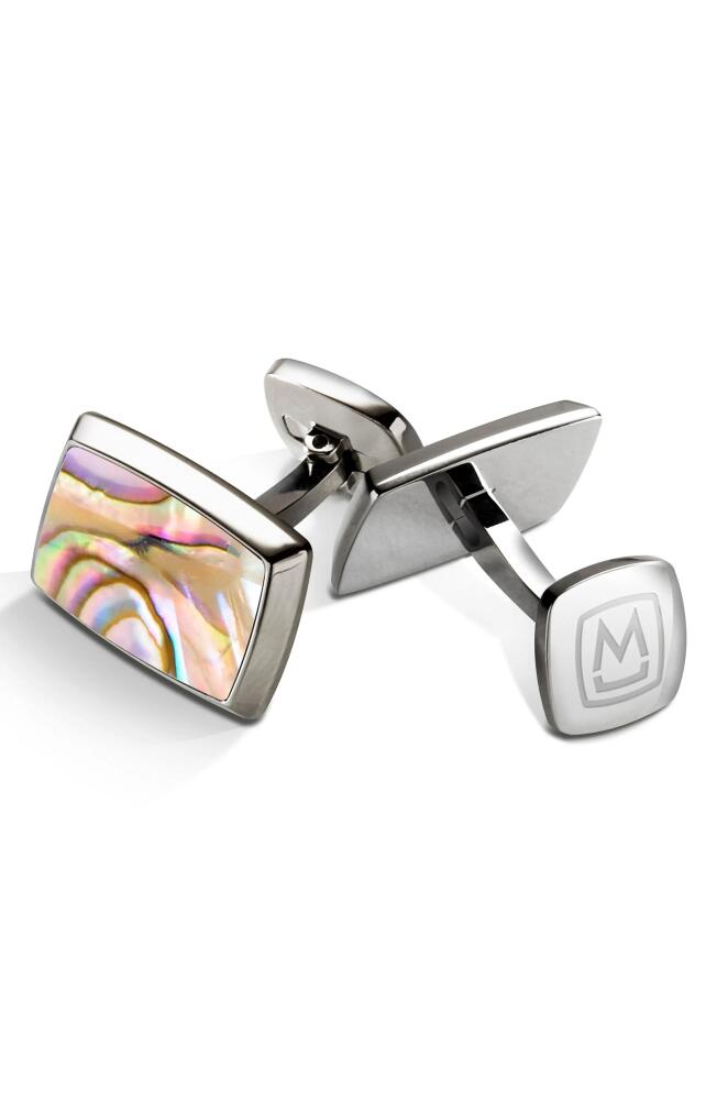 M-Clip® M-Clip Abalone Cuff Links in Yellow Cover