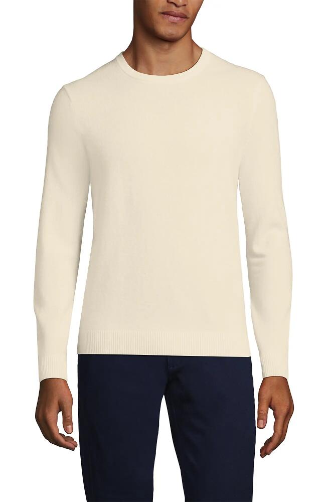 Lands' End Fine Gauge Cashmere Sweater in Fresh Ivory Cover